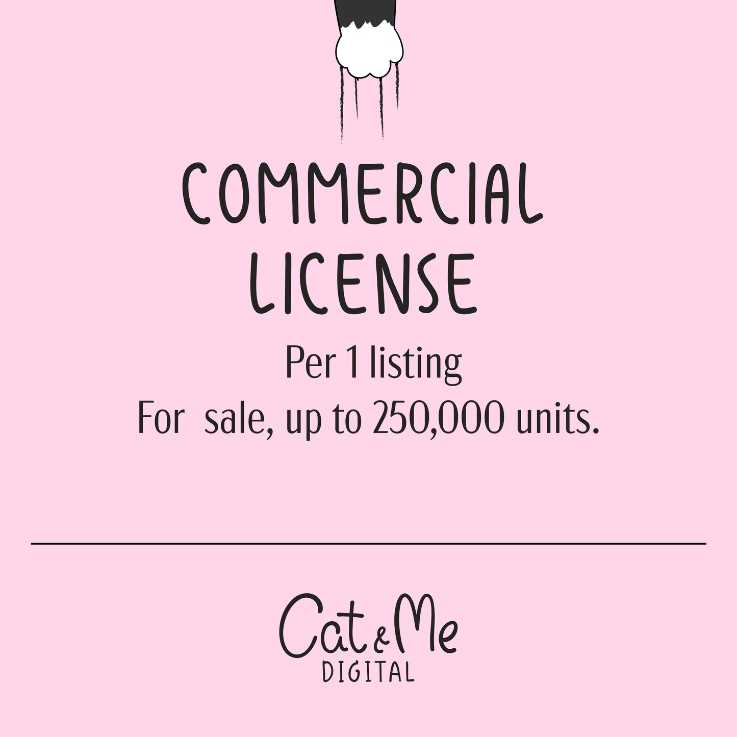 Extended License for commercial use - 1 product / up to 250,000 Units.