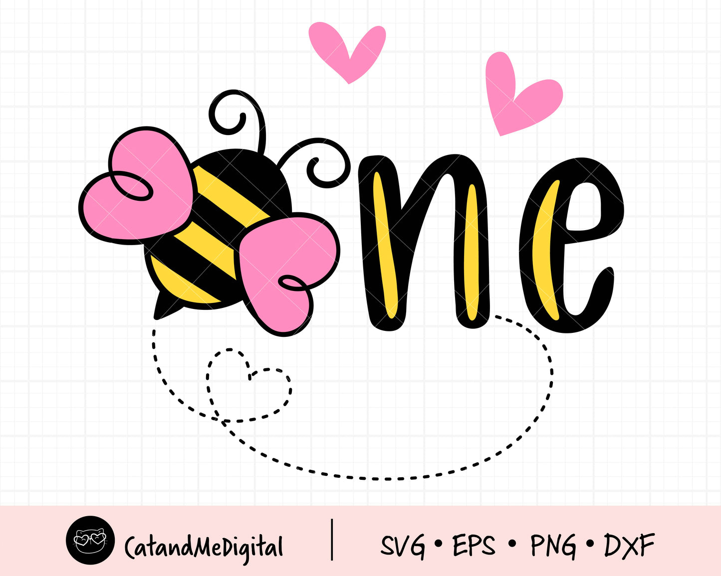 Bee One Kids Birthday Svg