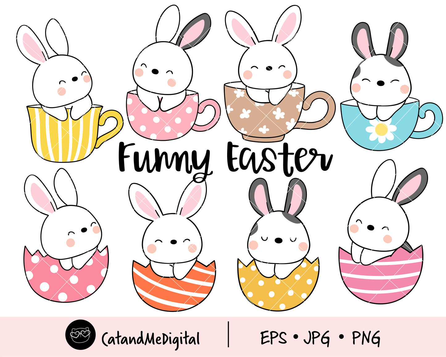 Bunny Easter Spring Clipart