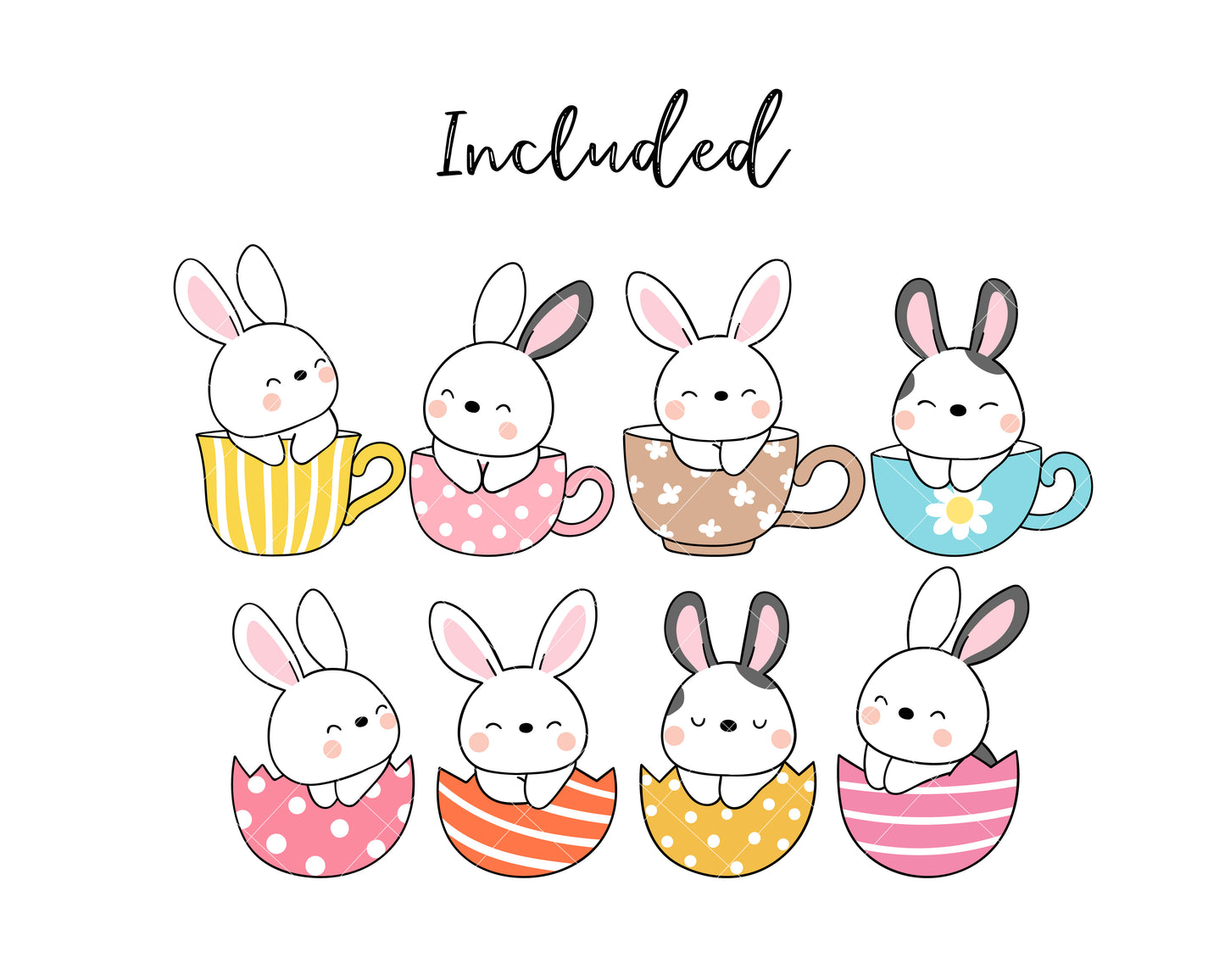 Bunny Easter Spring Clipart