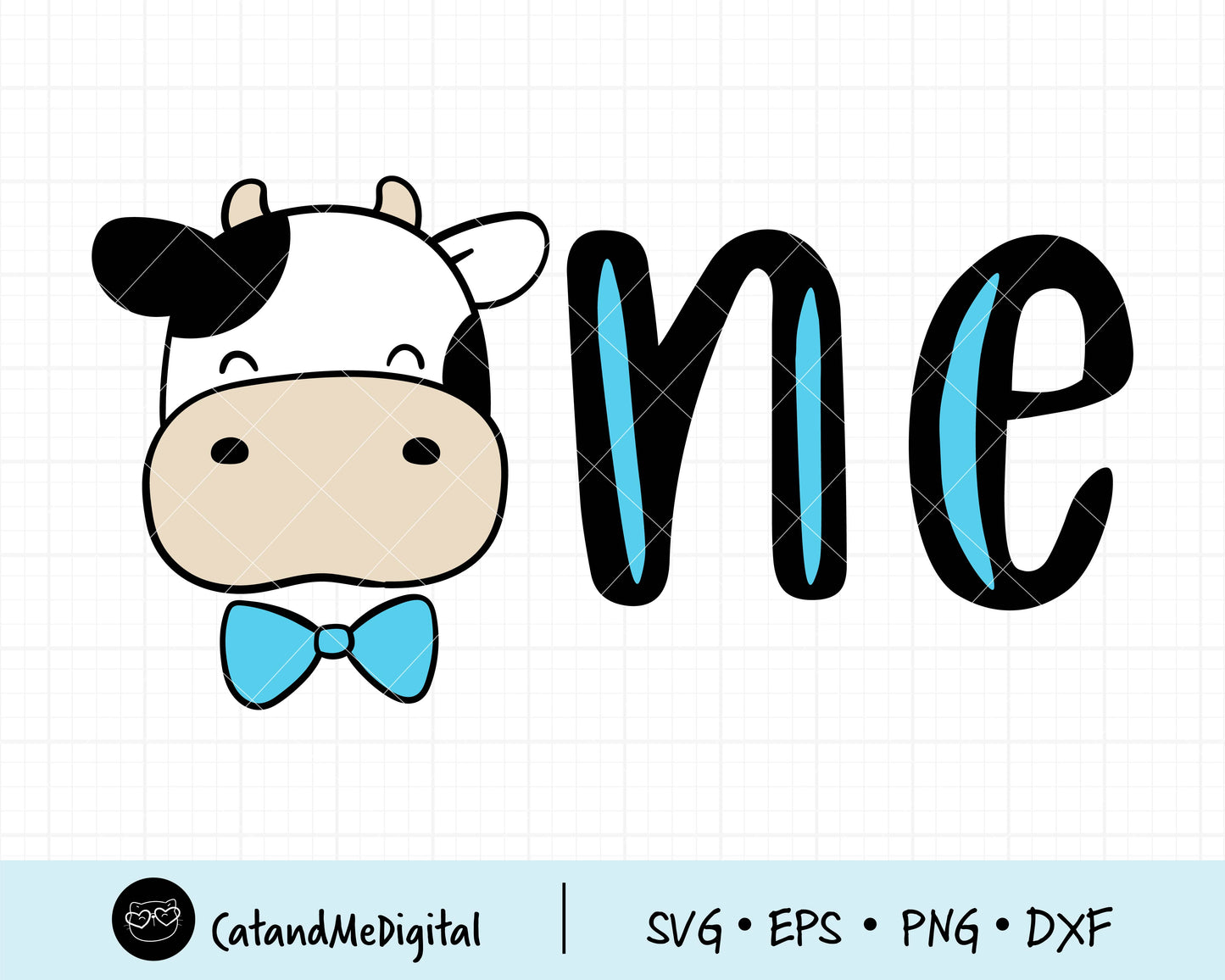 Cow Boy Birthday Svg