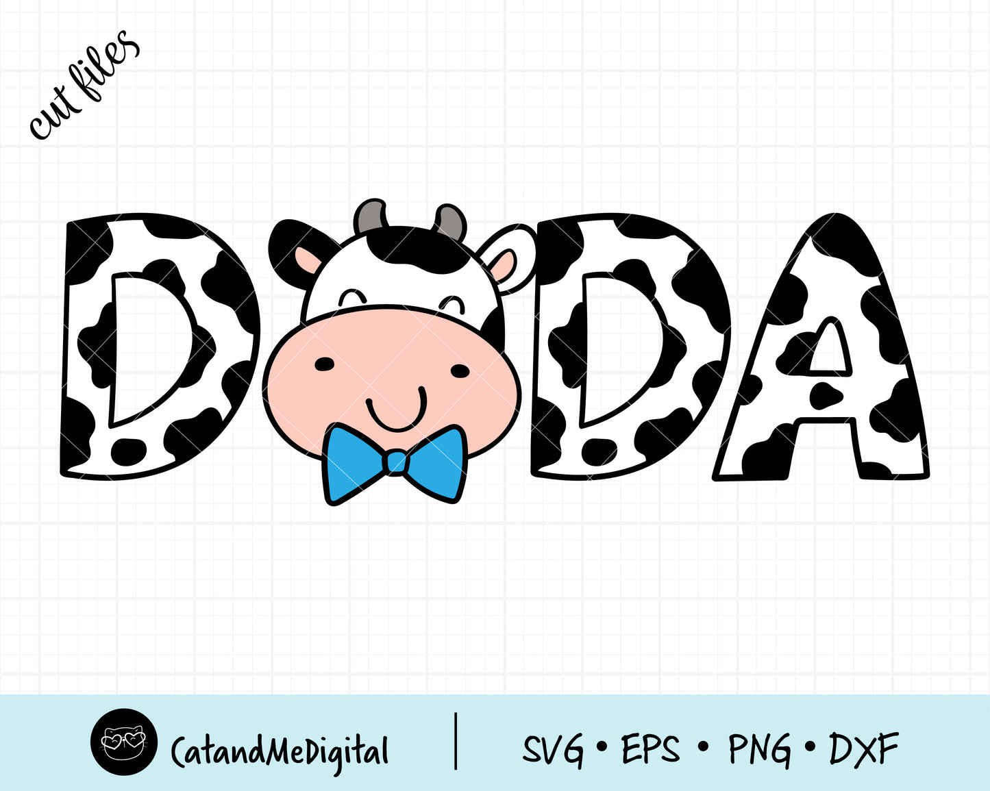 Cow Dada Svg