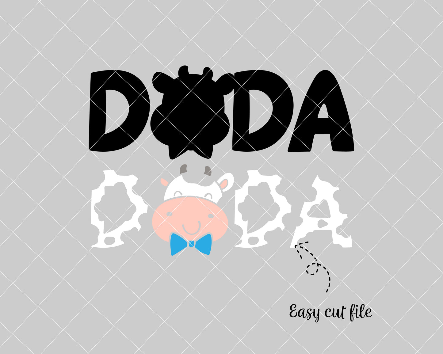 Cow Dada Svg