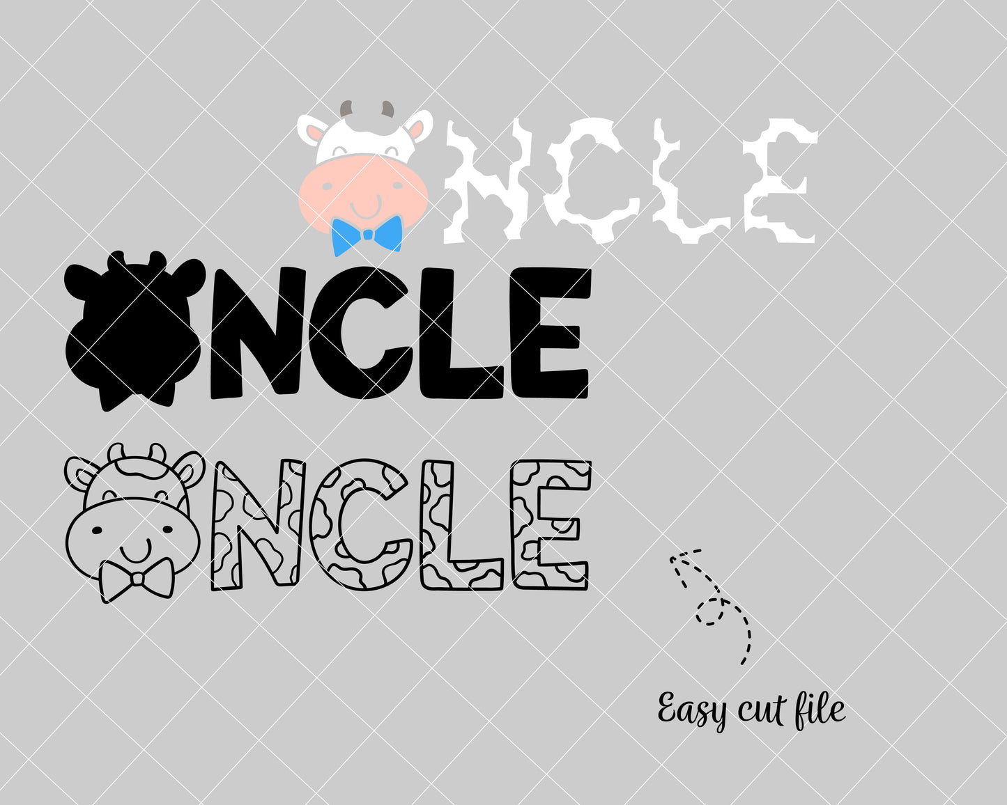 Cow uncle svg