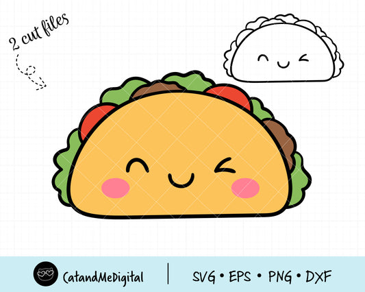 Cute Taco Svg