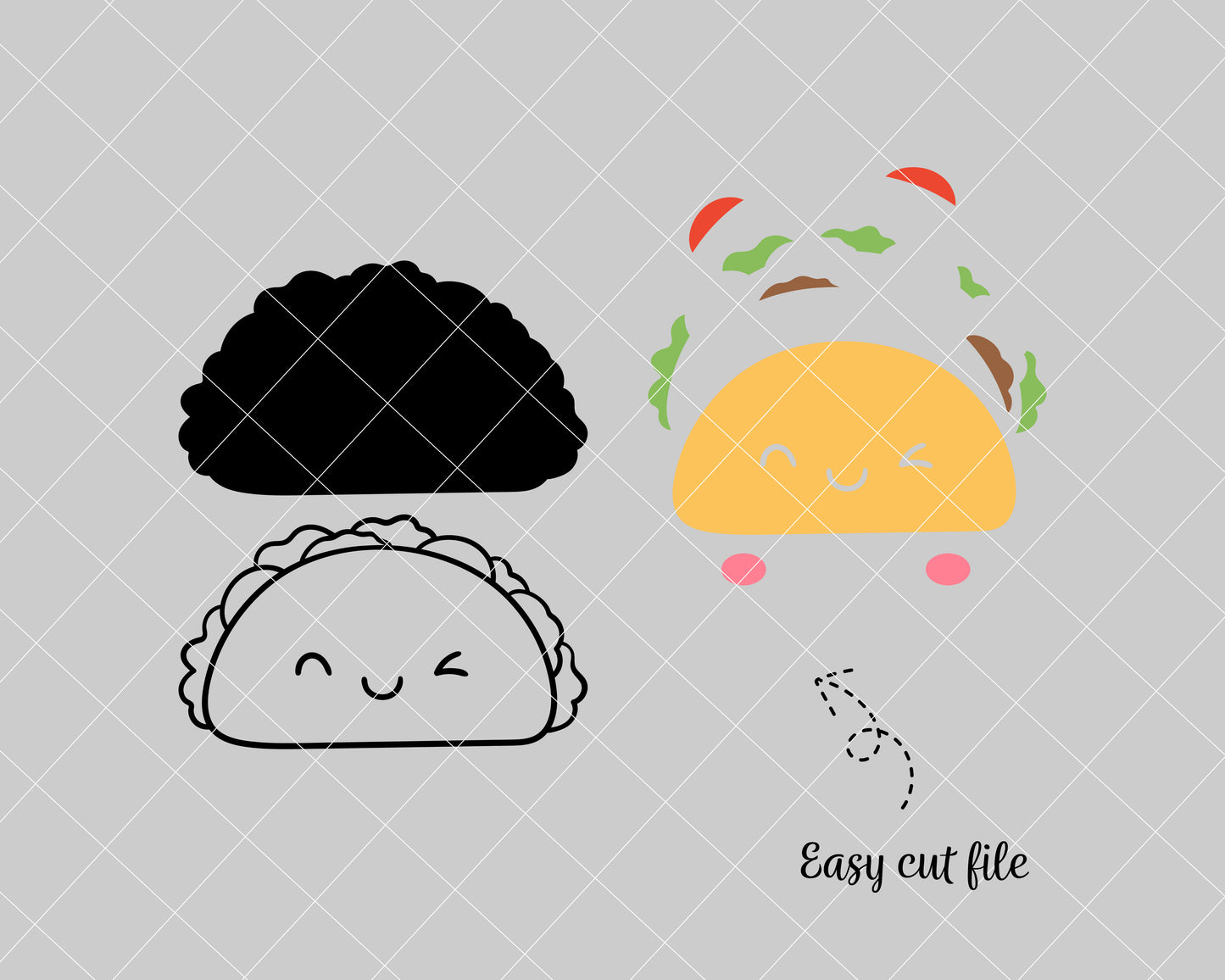 Cute Taco Svg