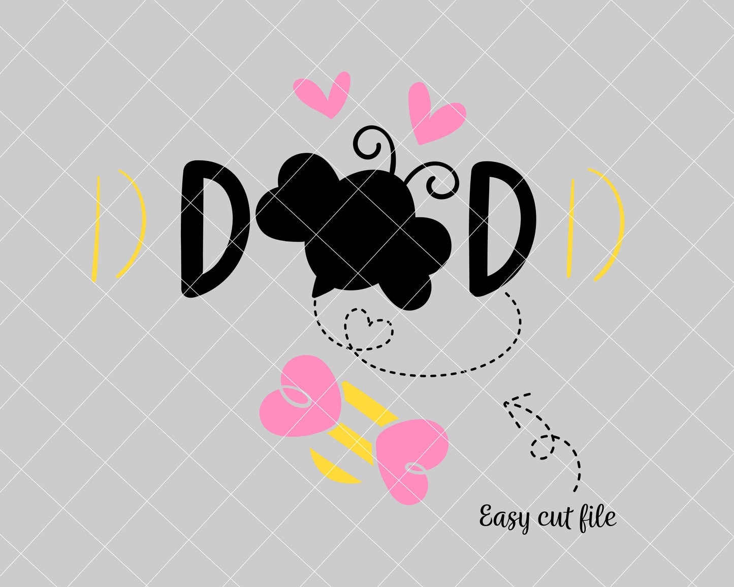 Dad Bee Svg