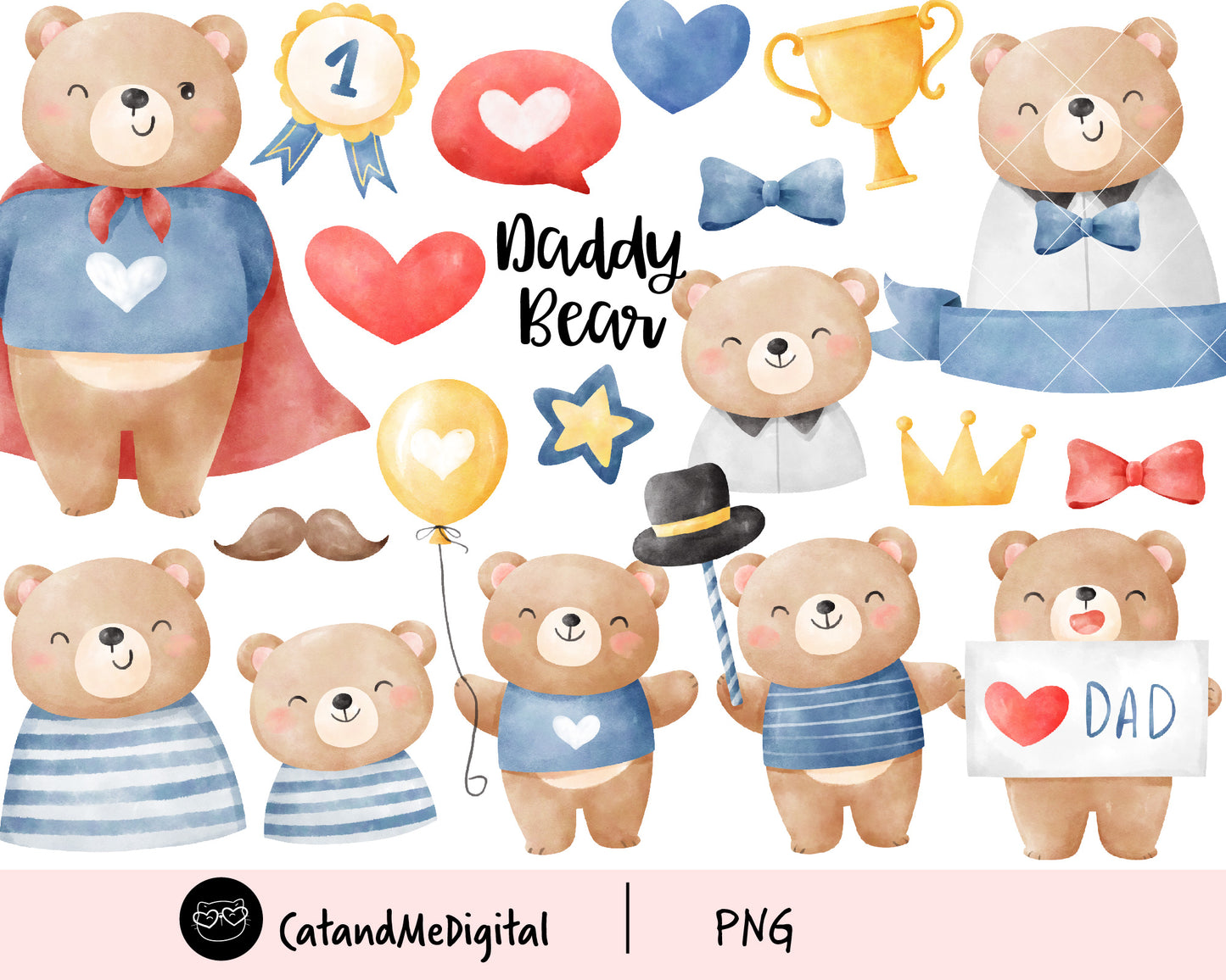 Daddy Bear Clipart