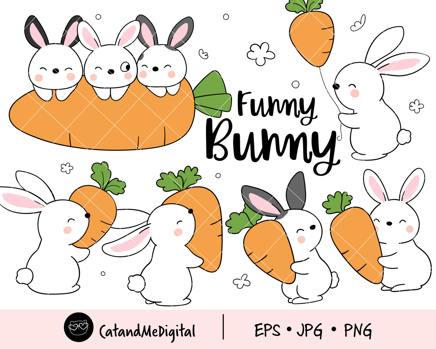 Funny Bunny Clipart