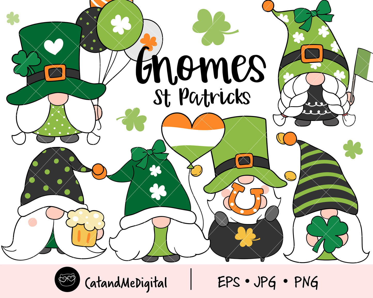 Gnome Patricks Clipart