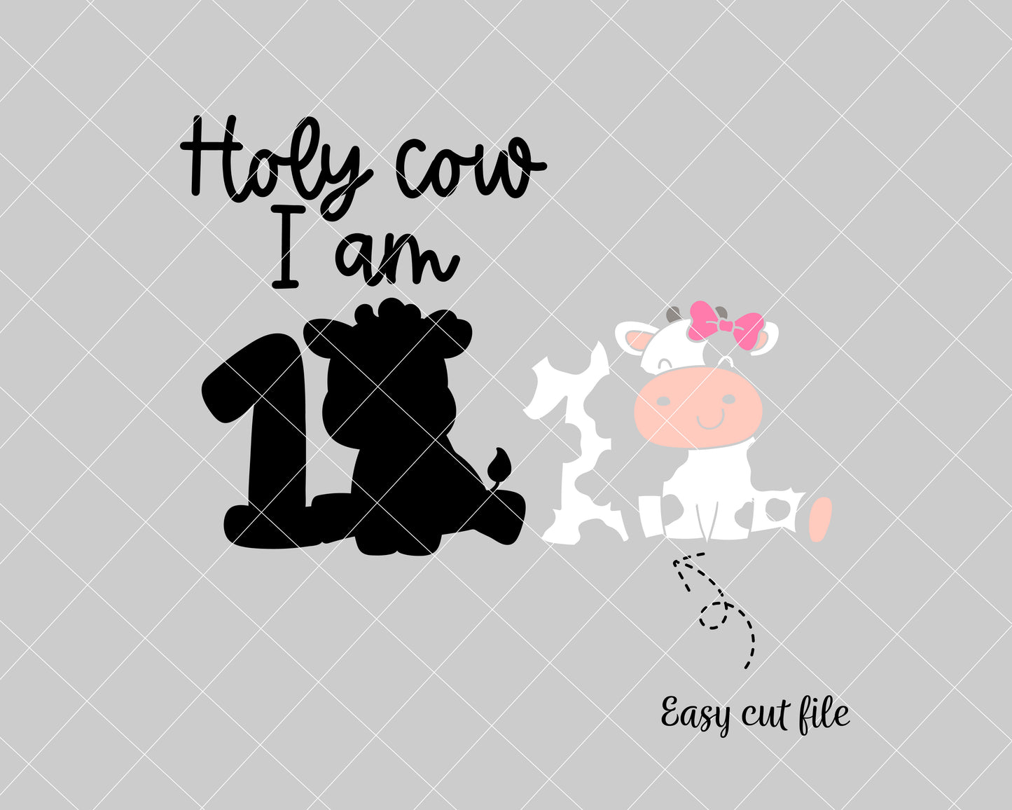 Holy Cow I Am One Svg