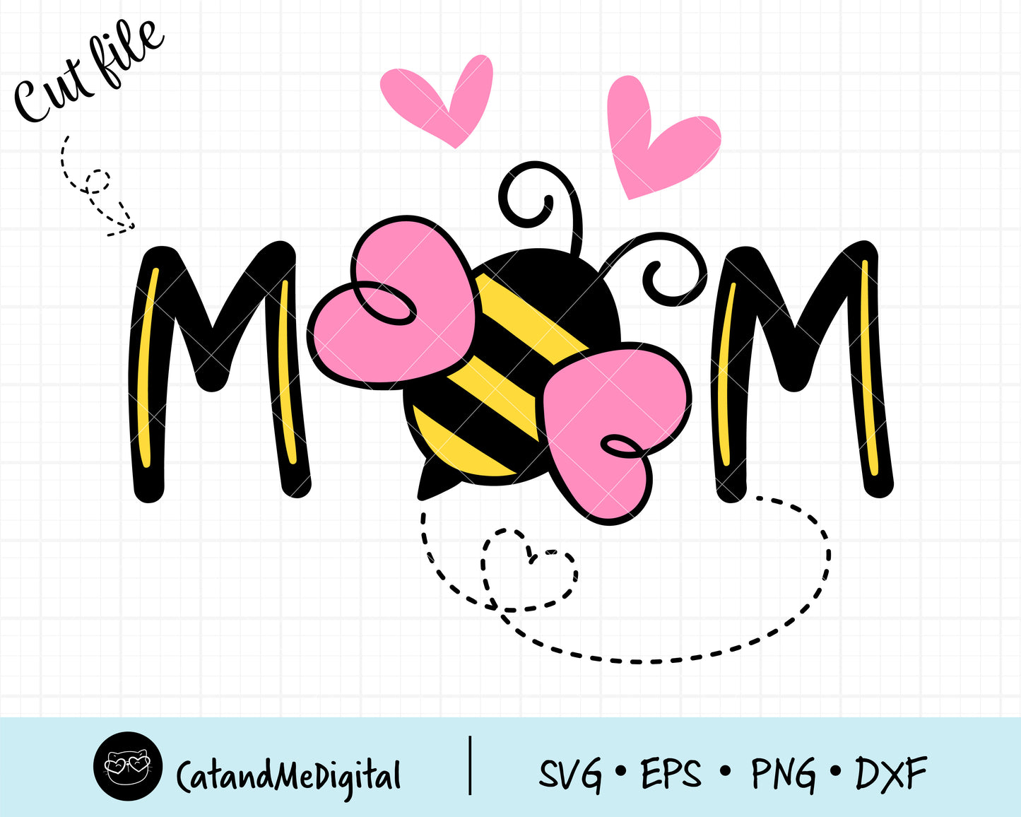 Mom Bee Svg