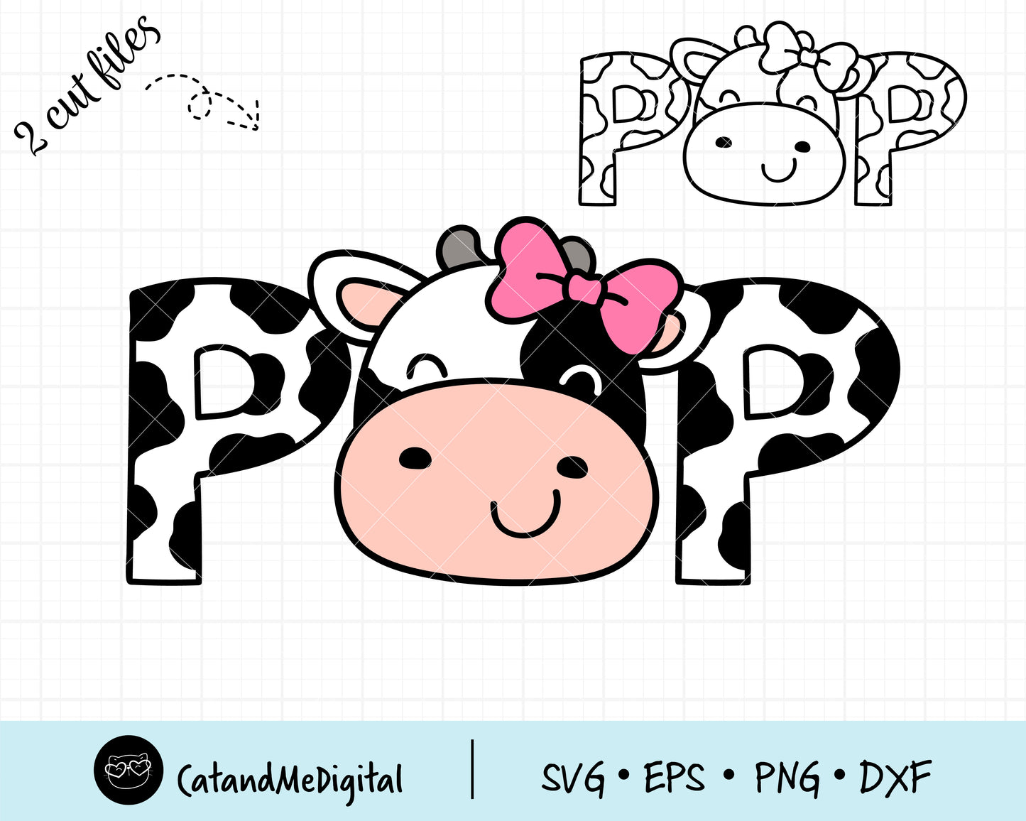 Pap Cow Svg