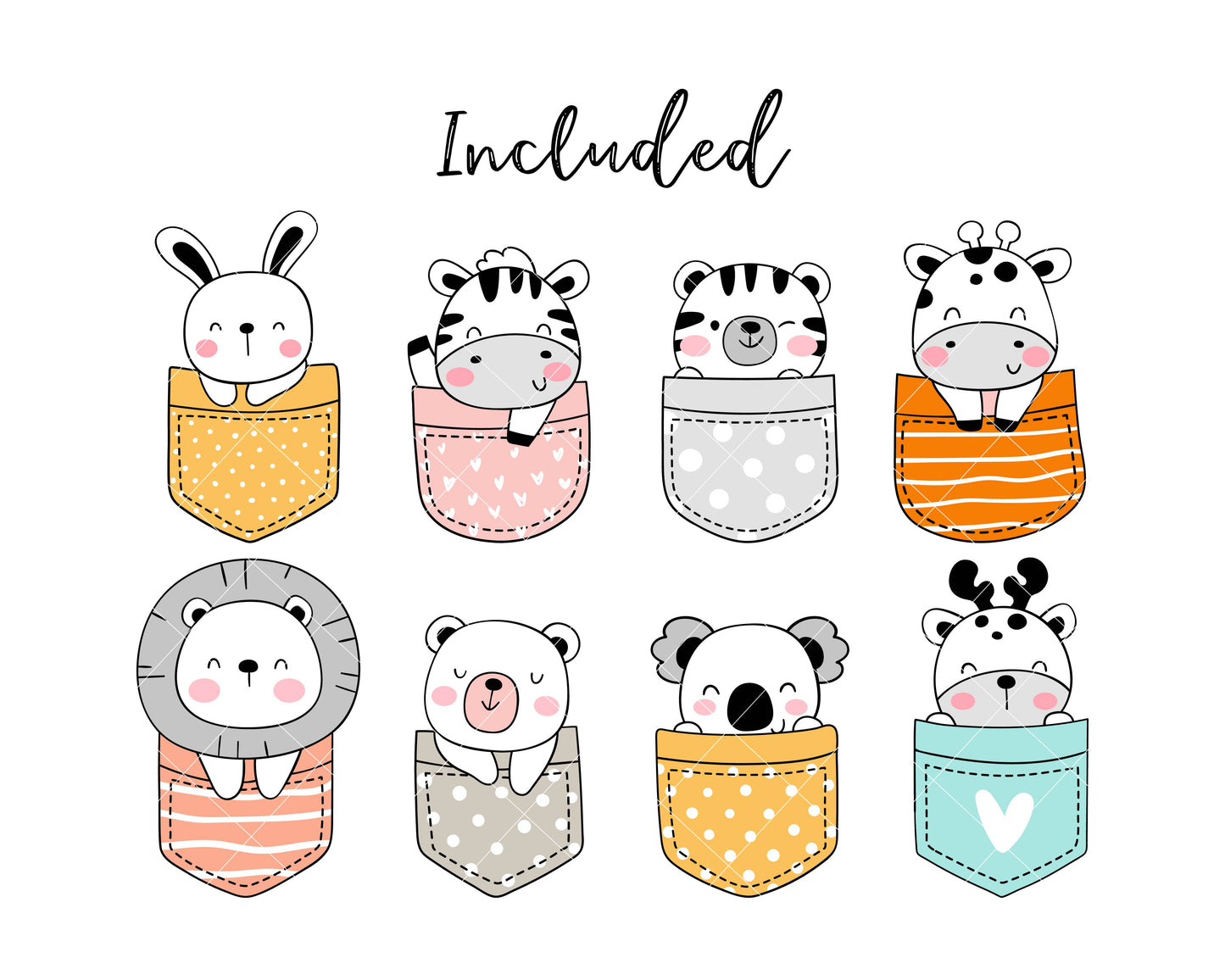 Pocket animals clipart