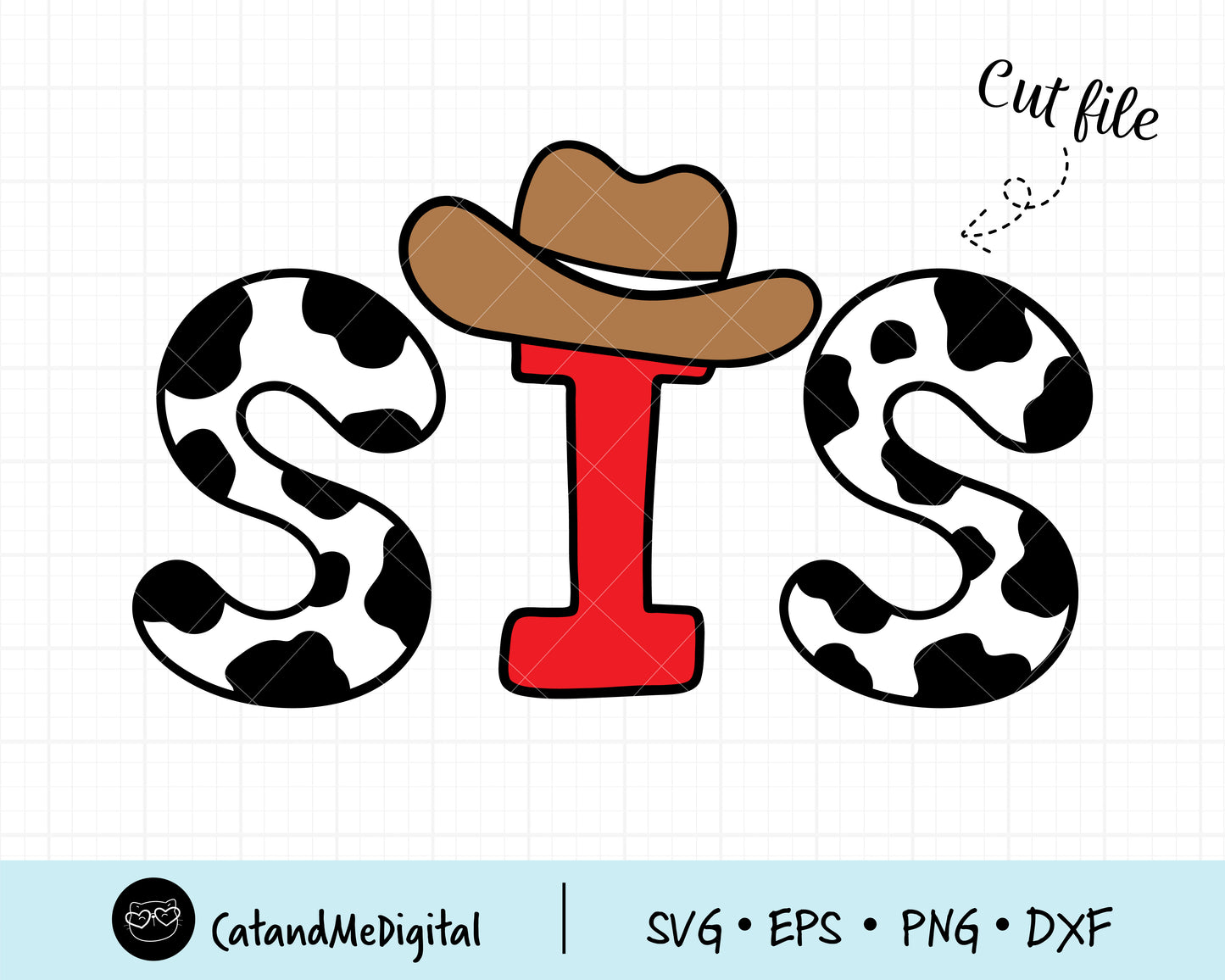 Sis Cowboy Svg