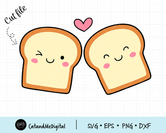 Toast Love Svg