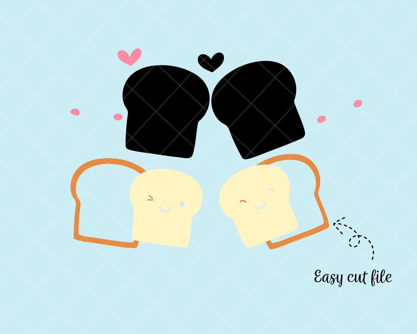 Toast Love Svg