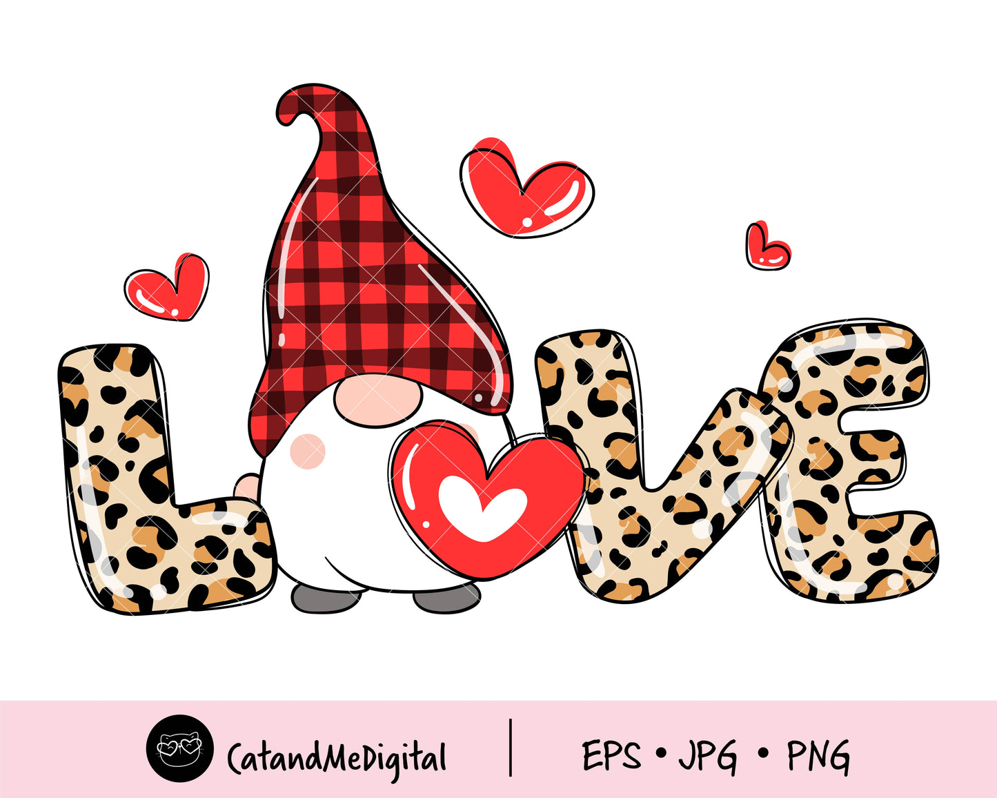 Valentine Gnome PNG Clipart